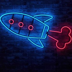 Raketa - Neon LED Classic