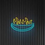 Horká mísa - Neon LED Classic