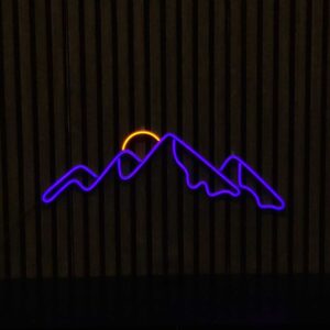 Hory a slunce - Neon LED Classic